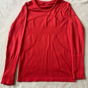 Lululemon swiftly tech long sleeve 2.0 waisted length